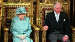 2020年12月19日女王和菲利普親王在議會上院。女王宣佈新一屆議會開幕。