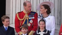 Watch: Kate enjoys royal pageantry - in 60 seconds