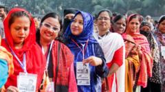 বাংলাদেশে ভোট গ্রহণের আর এক মাসও বাকী