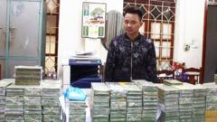 Một đối tượng trùm đường dây buôn bán ma túy bị bắt giữ tại tỉnh Cao Bằng, Việt Nam vào ngày 25/02/2018