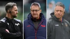 Mark Jones, Nigel Davies and Filo Tiatia