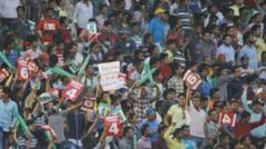 ২০১৬তে টিটোয়েন্টি বিশ্বকাপে ইডেনের গ্যালারিতে পাকিস্তানের জন্য সমর্থন