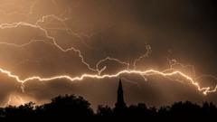 Thunderstorm weather warning issued by Met Office