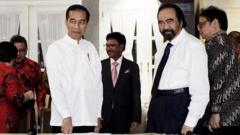 Bertemu Jokowi, Surya Paloh disebut sedang penjajakan koalisi Prabowo-Gibran