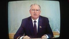 Михаил Горбачев в телевизоре