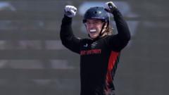 Reilly wins BMX freestyle silver in dramatic final