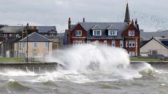 Storm Kathleen winds bring travel disruption