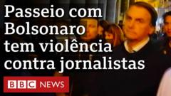 Ato com Bolsonaro tem violencia contra jornalistas em Roma