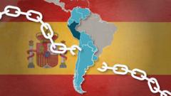 Imagen de los países sudamericanos que se independizaron de España