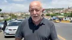 Jeremy Bowen in Beirut