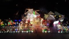 Una casa en Chicago decorada con 300.000 luces