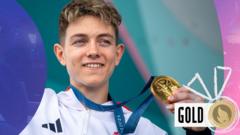 ‘Incredible!’ Roberts wins shock climbing gold medal for Team GB