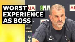 Spurs loss to Man City 'worst experience' - Postecoglou