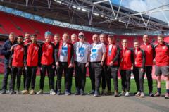 Blind footballers start 120-mile walk to Wembley