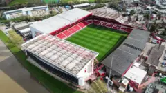 PA Media The City Ground in Nottingham