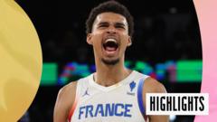 France beat Germany to reach basketball gold-medal game