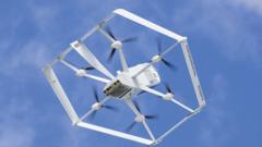 Amazon's latest delivery drone, the MK27-2