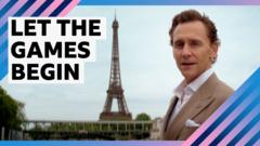 Tom Hiddleston opens BBC’s Paris 2024 coverage