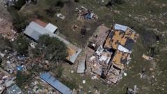 Texas tornadoes leave more than a million without power
