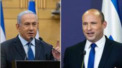 Netanyahu (i) y Bennett (d)