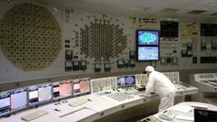 Пункт управления вторым энергоблоком ЛАЭС-1 в Ленинградской области