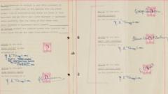 The Beatles' First Contract With Brian Epstein Sells For £275k - BBC News