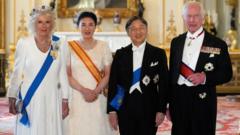 What was on the banquet menu for Japan's emperor?