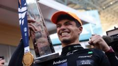 Norris thought about trophy lift during F1 race win