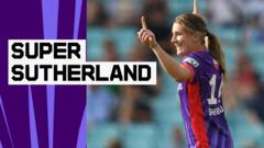 Sutherland takes four wickets in six balls