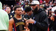 James focused on NBA ‘dream’, not playing with dad LeBron