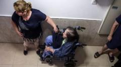 Israelíes en un refugio