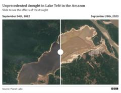 Slider showing before and after the drought