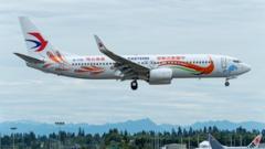 Архивное фото лайнера "Боинг 737-800" компании China Eastern Airlines, который потерпел крушение