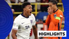 Highlights: England reach Euro 2024 final after stoppage-time Watkins goal