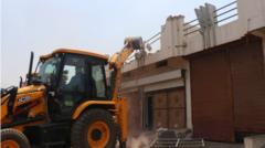 Demolition drive in Madhya Pradesh