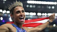 McLaughlin-Levrone wins hurdles gold in world record
