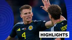 Highlights: Scotland draw with Switzerland to keep Euros hopes alive