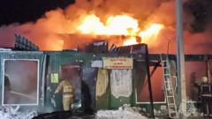 пожар в доме престарелых в Кемерово