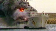 Troops cleared of blame over Falklands ship bombing