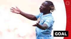 Doku scores for Man City to set up nervy finish