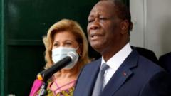 Alassane Ouattara n'uugore we Dominique Folloroux-Ouattara
