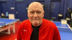 Players with Parkinson’s bid for table tennis glory