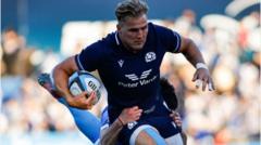 ‘I owe Kyle a beer’ – Van der Merwe on Scotland record