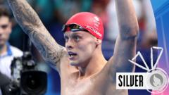'So close!' - GB's Richards wins 200m freestyle silver
