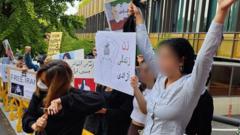 재한 이란인 시위