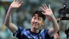 Son scores twice as Spurs win Team K League friendly