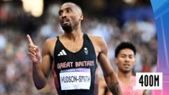 GB's Hudson-Smith wins 400m semi-final