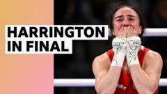 Ireland’s Harrington reaches 60kg final with classy performance