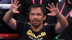 Boxing champion Manny Pacquaio