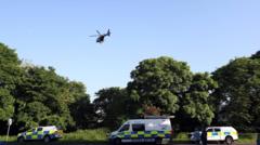 Huge search for two teenage boys in river
